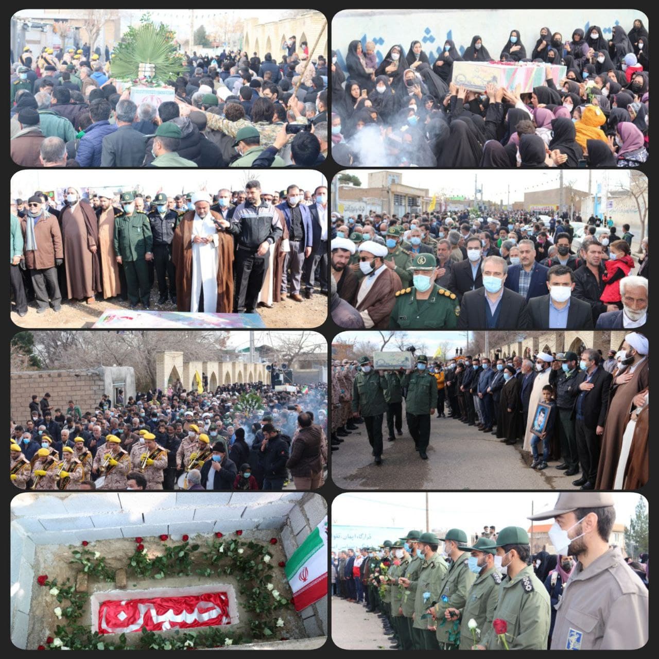 شهر آوه میزبان، پیکر مطهر شهید گمنام 